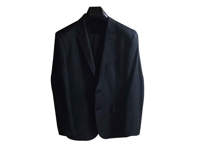 Autre Marque Suits Black Wool  ref.108687