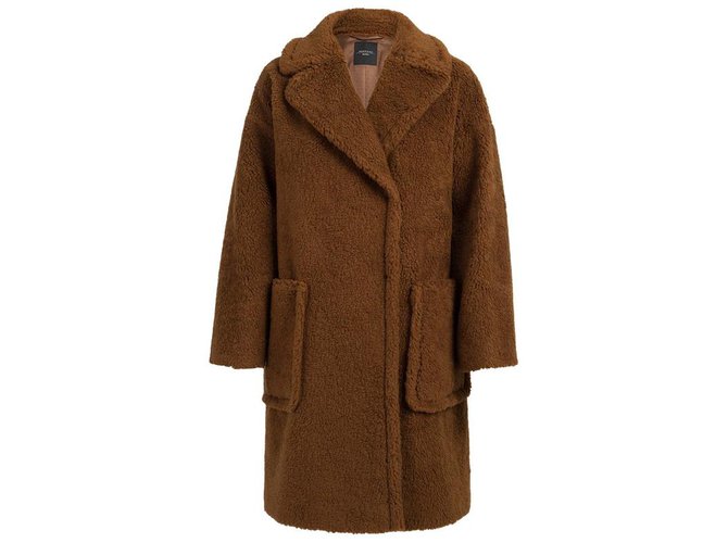 Max Mara Coats, Outerwear Brown Wool  ref.108729