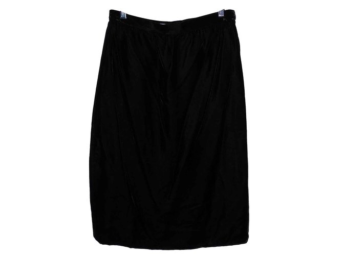 Givenchy Skirts Black Velvet  ref.108756