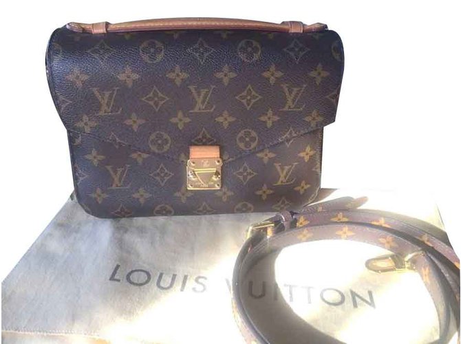 Louis Vuitton Metis Brown Leather  ref.108762