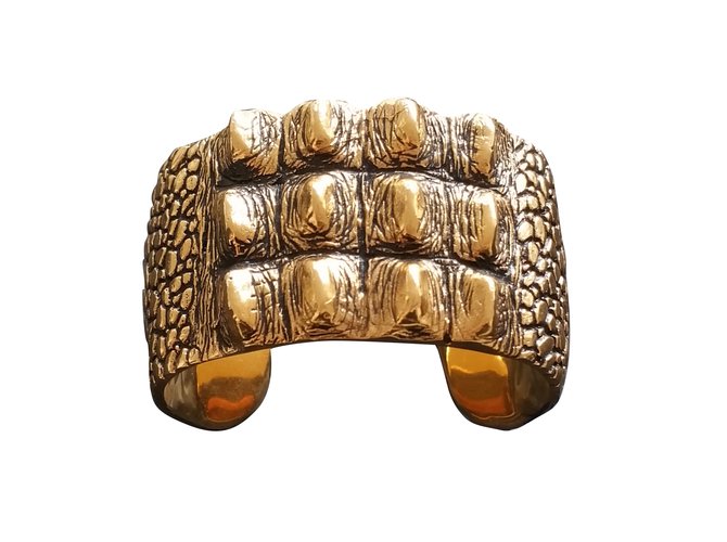 Yves Saint Laurent Bracelets Golden Steel  ref.108791