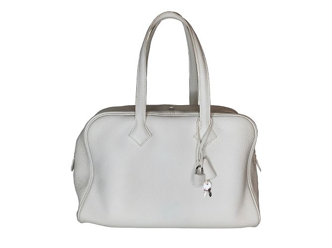 Hermès Victoria II 35 Bag White