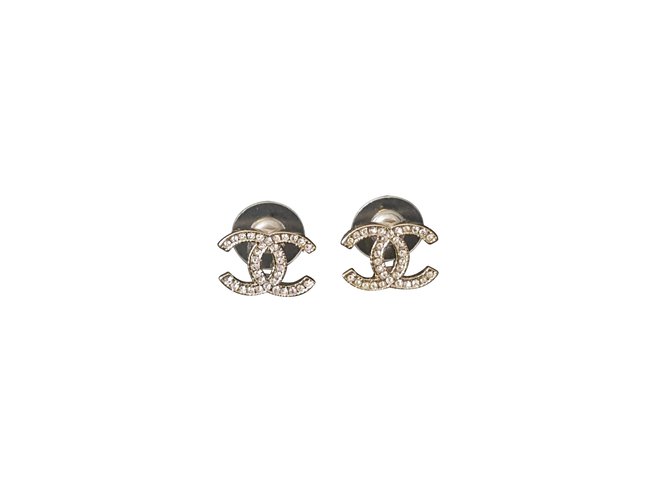 New Chanel earrings Golden Metal  ref.108799