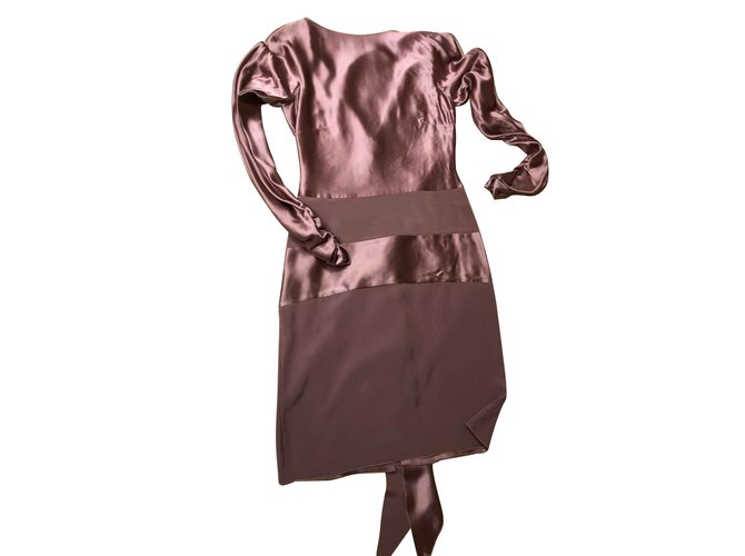 Valentino Seidenkleid Pink  ref.108987