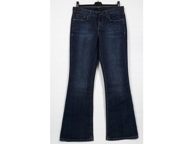 Calvin Klein Flare Jeans taglia W28 gambe di elefanti Blu Giovanni  ref.109040