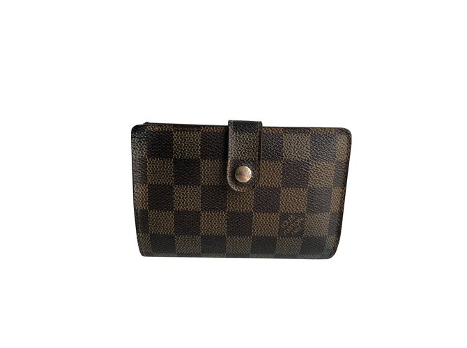 Louis Vuitton Purses, wallets, cases Brown Leather  ref.109068