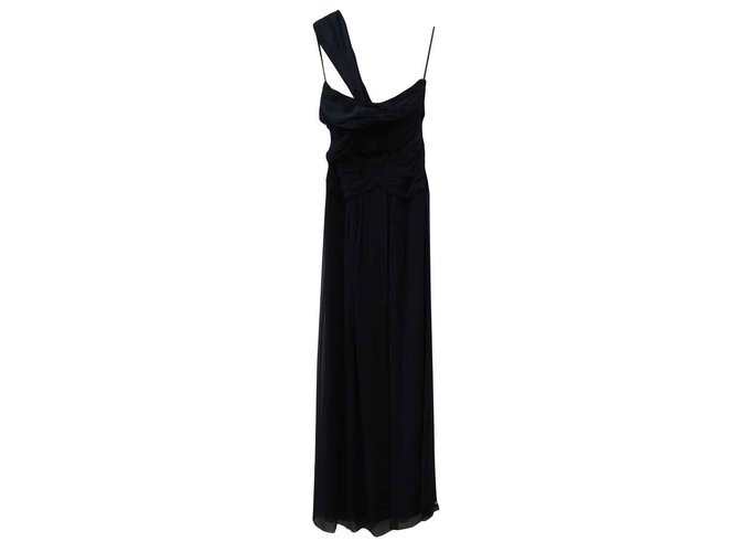 Burberry Dresses Black Silk  ref.109096