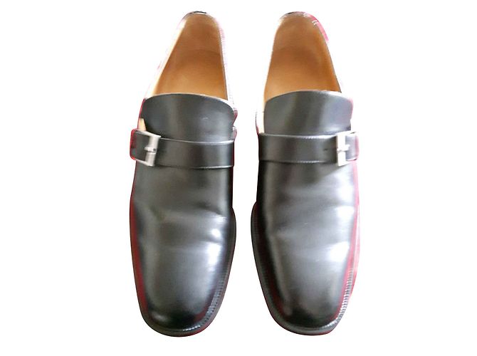 Autre Marque Scarpe Derby BAILLY in pelle nera Nero 