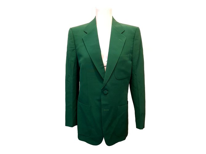 Gucci Jaqueta Verde Lã  ref.109282