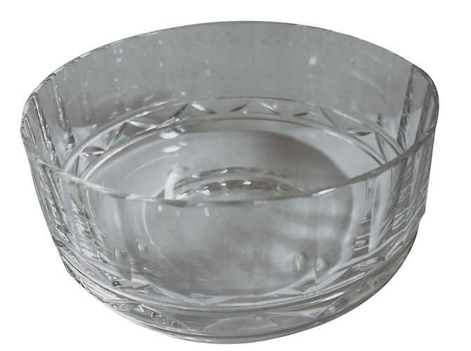Hermès crystal cut glass bowl Multiple colors