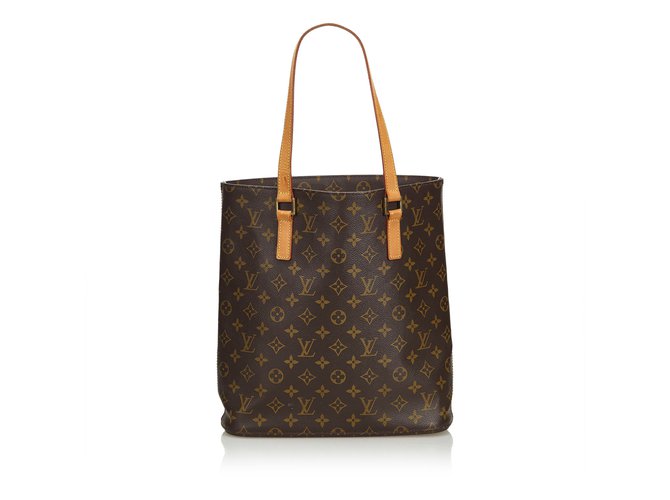 Louis Vuitton Monogram Vavin GM Brown Leather Cloth  ref.109388