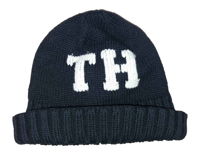 Tommy Hilfiger Hats Beanies Gloves Navy blue Cotton  ref.109411