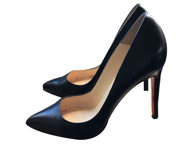 Christian Louboutin Pigalle Black Leather  ref.109429