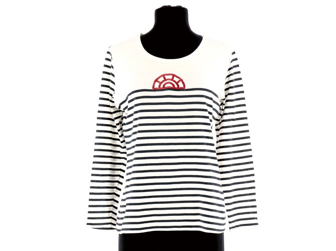 Louis Féraud T-shirt White Cotton ref.109745 - Joli Closet