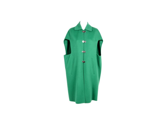 Marni coat new Green Wool  ref.109779