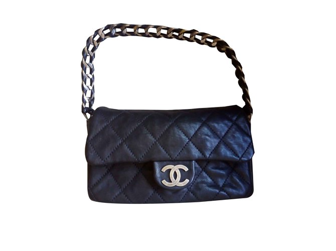 Timeless Chanel 2.55 Black Leather  ref.109821