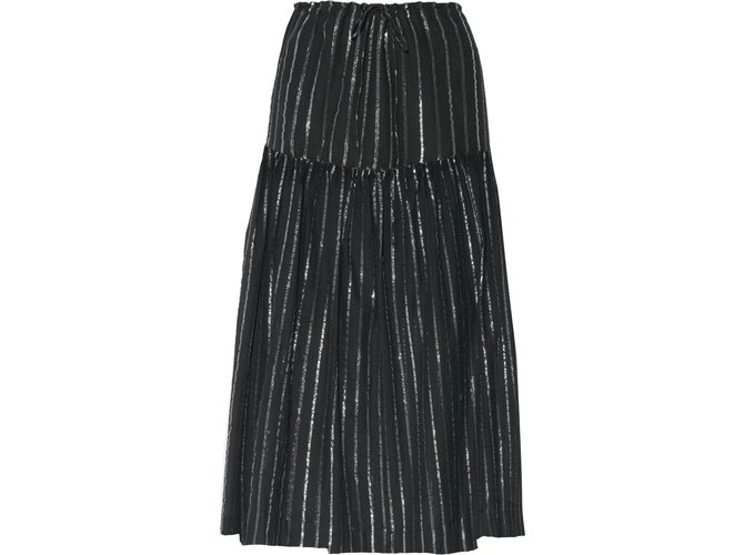 Isabel Marant Etoile Skirts Black Cotton  ref.109976