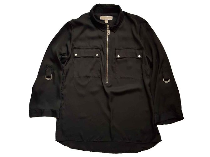 Michael Kors Black Polyester Top M