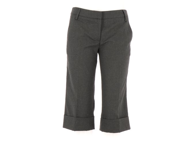Sandro shorts Grey Wool  ref.110265