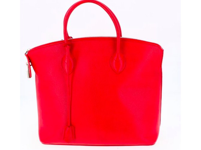 Louis Vuitton Lockit Red Leather  ref.110308