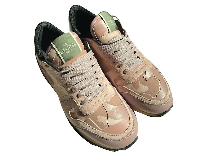 Valentino Sneaker aus Leder rosa Pink