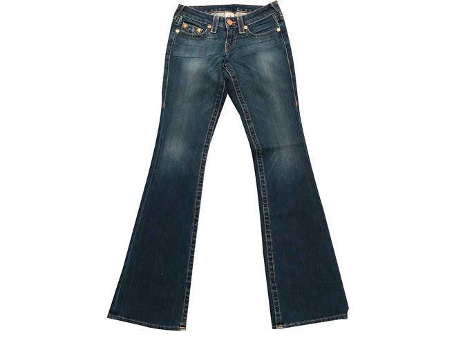 True Religion jeans Coton Bleu  ref.110327