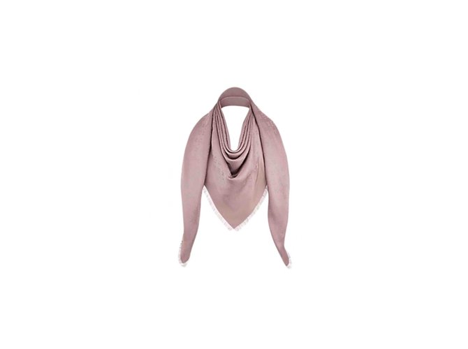 Louis Vuitton Monogram shine shawl M78767 Pink  ref.110357