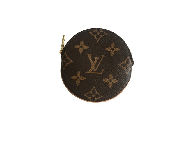 Louis Vuitton Monederos, carteras, casos Marrón oscuro Cuero  ref.110457