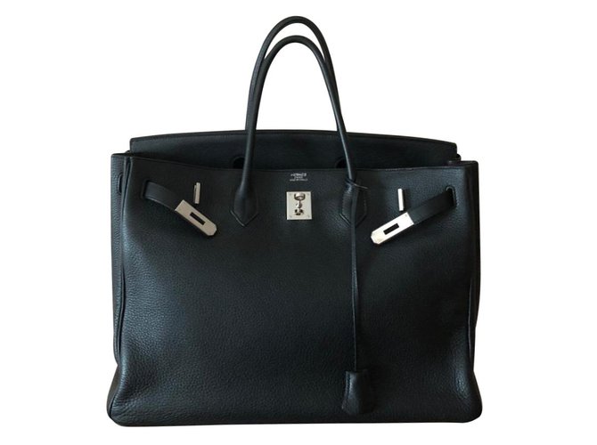 Hermès Birkin Black Leather  ref.110745