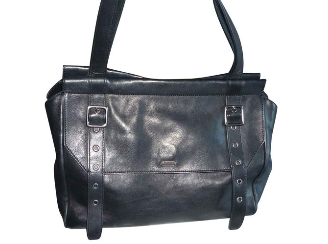 IKKS Black Leather  ref.110845