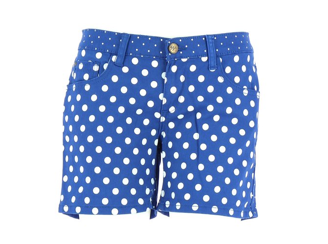 Autre Marque Pantalones cortos Azul marino Algodón  ref.110924