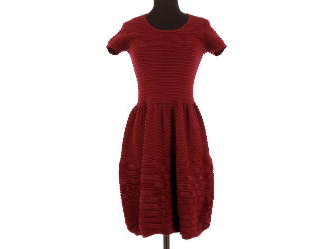 Suncoo Dress Dark red Cotton  ref.111017