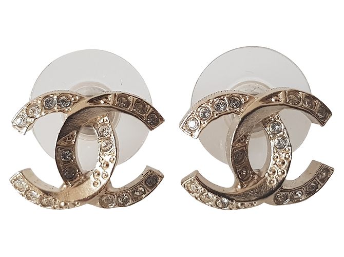 Nuovi orecchini Chanel D'oro Metallo