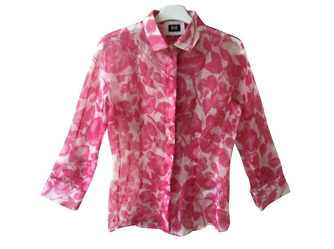 Camicetta D&G in seta rosa