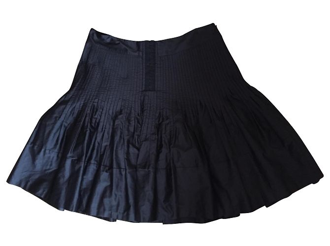 Falda corta negra Reiss Negro