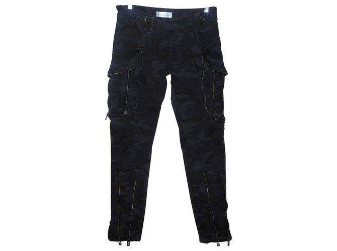 Faith Connexion Pants, leggings Black Cotton  ref.111134