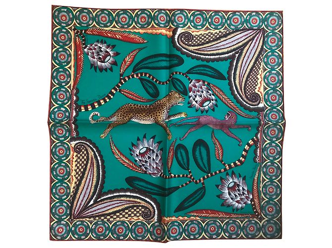 Hermès Gavroche Hermés Savana Danza Verde