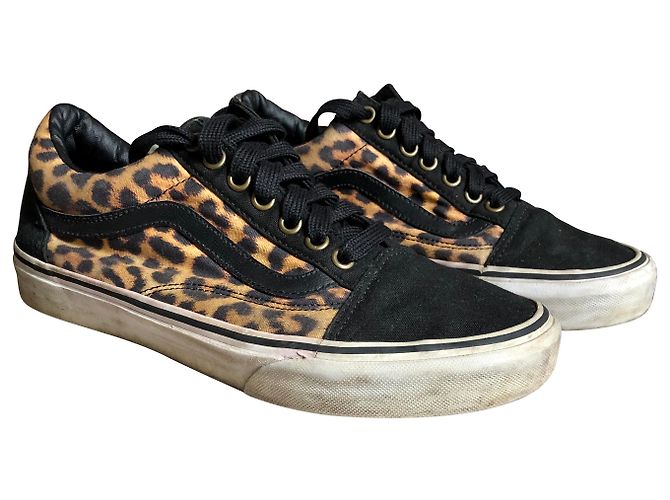 Vans Old Skool Noir Imprimé léopard