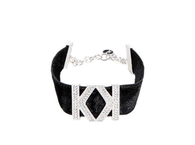 Karl Lagerfeld Bracelets Black Velvet  ref.111219