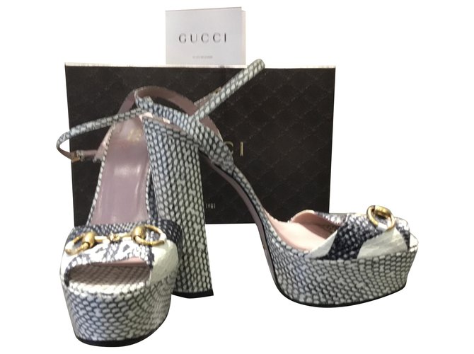 Gucci High heel sandals Exotic leather  ref.111242