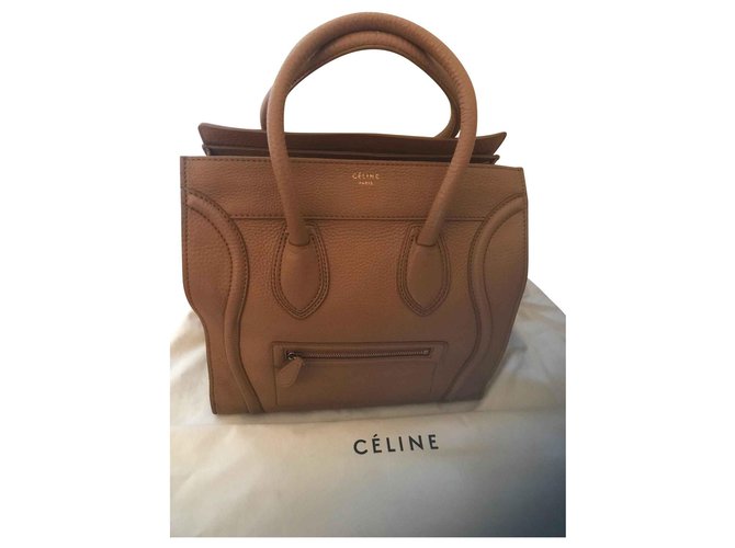 Céline Golf Luggage Bag Light brown Leather  ref.111514