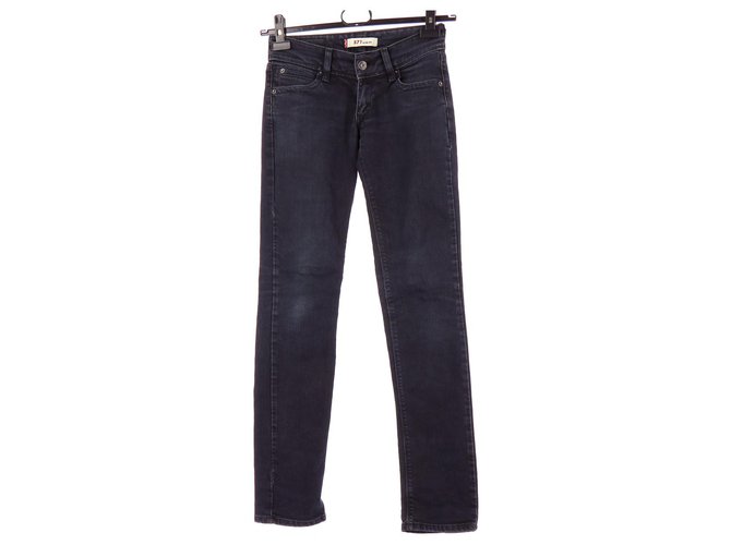 Levi's Jeans Navy blue Cotton  ref.111552