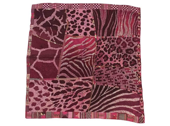 Hermès Pelages and camouflages Multiple colors Silk  ref.111727
