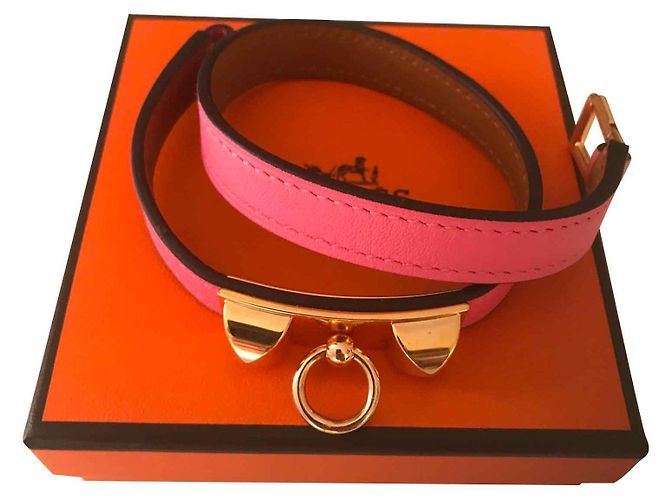 Hermès Pulsera Rival Hermes Rosa Azalea 