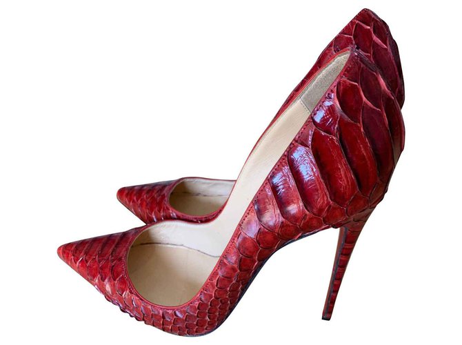 Christian Louboutin So Kate Red Leather  ref.111746