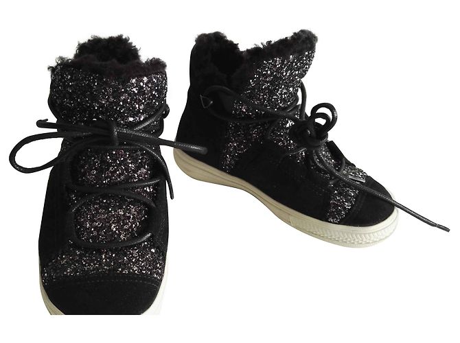 Anniel Stiefel klein 26 Schwarz