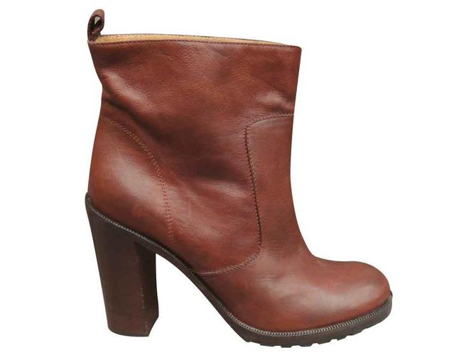 Maison Martin Margiela MM boots6 House Martin Margiela X Opening Ceremony Brown Leather  ref.111799