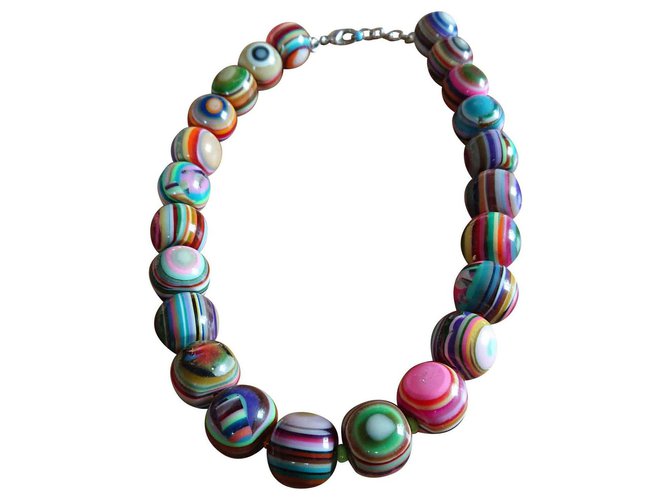 Autre Marque Sobral necklace Multiple colors Resin  ref.111801
