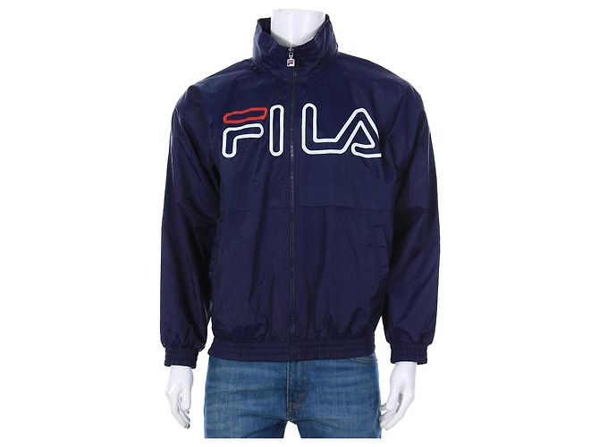 Autre Marque Fila Trainingsjacke Blau Polyamid M