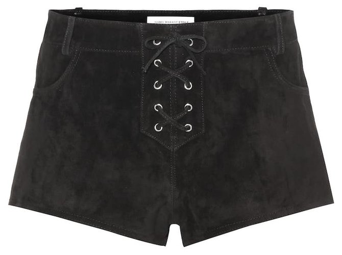 Isabel Marant Etoile Mini shorts Black Suede  ref.111930
